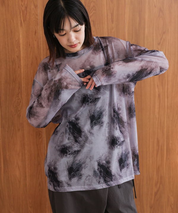 【WEB限定】ニュアンス柄シアーインナー