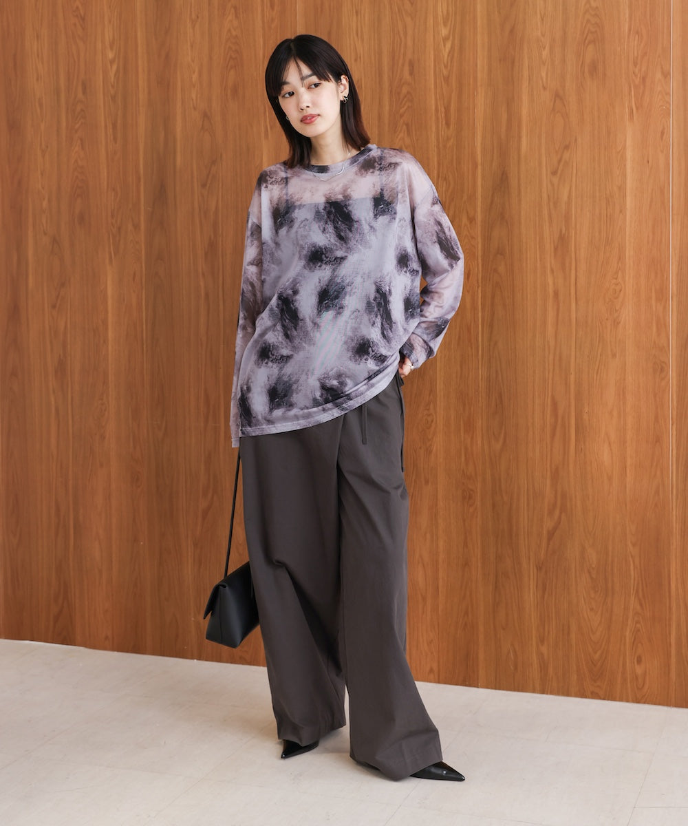 【WEB限定】ニュアンス柄シアーインナー