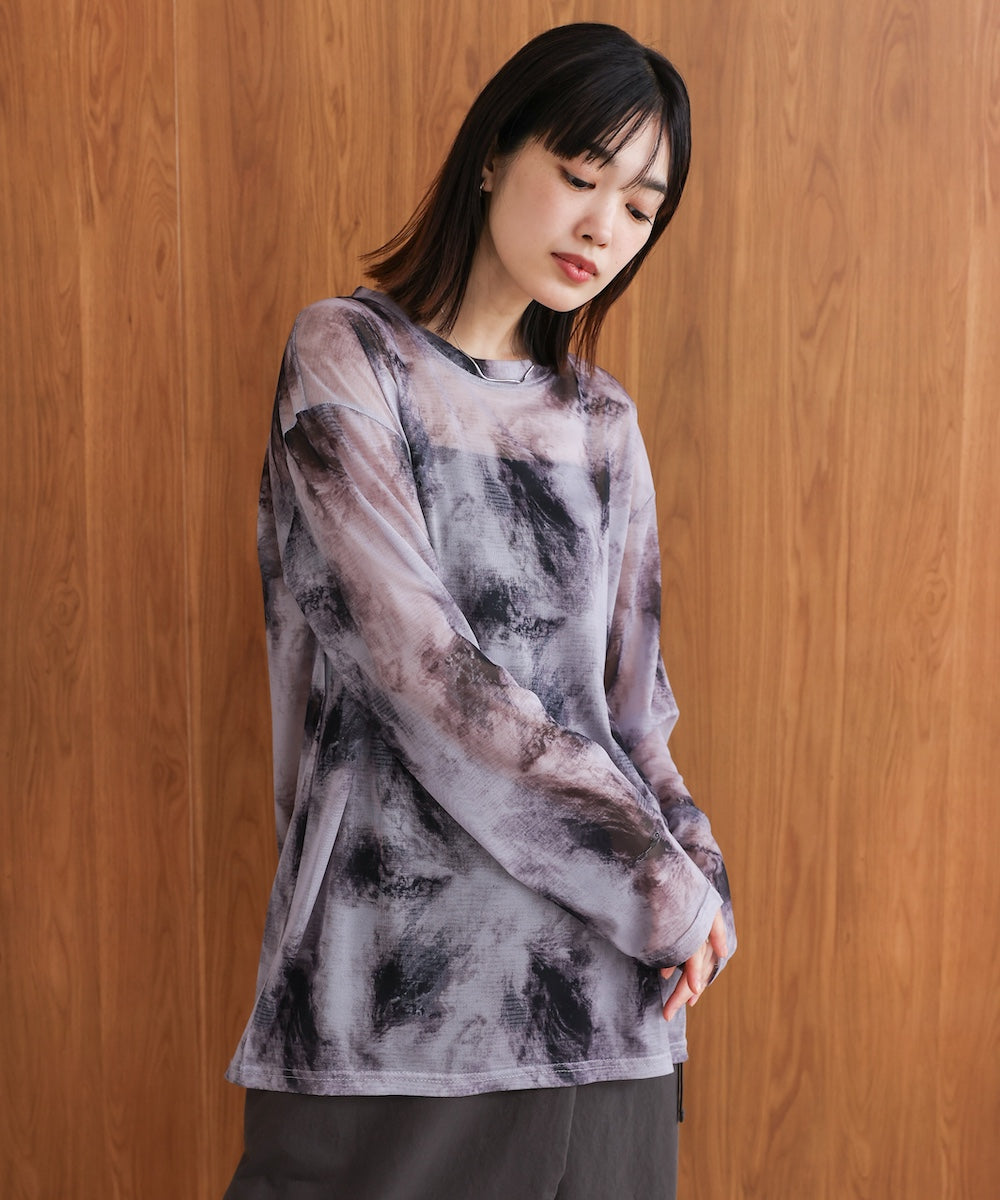 【WEB限定】ニュアンス柄シアーインナー