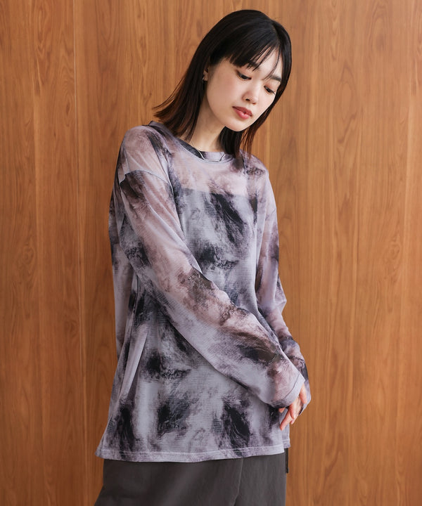 【WEB限定】ニュアンス柄シアーインナー