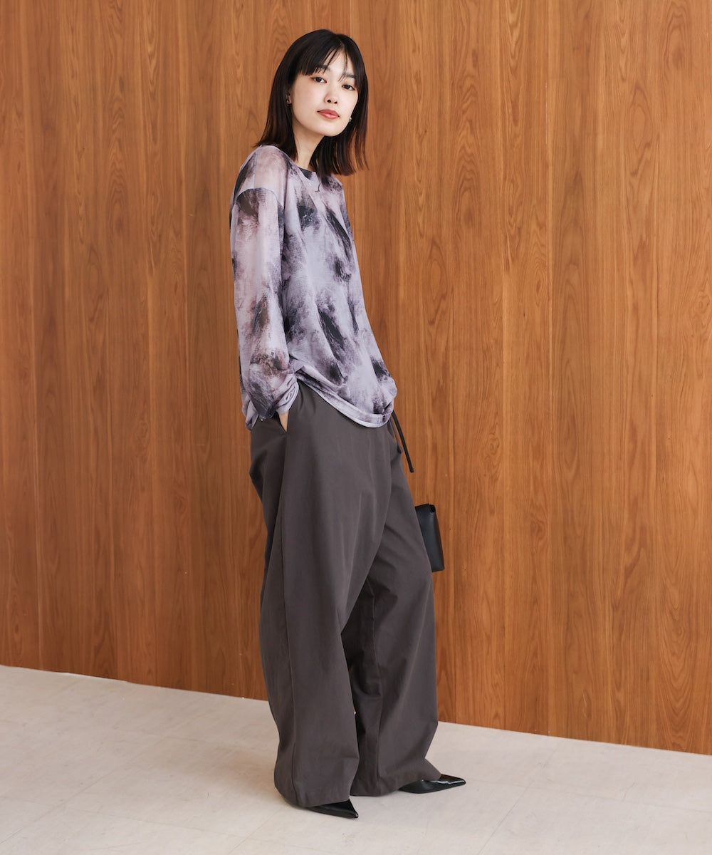 【WEB限定】ニュアンス柄シアーインナー