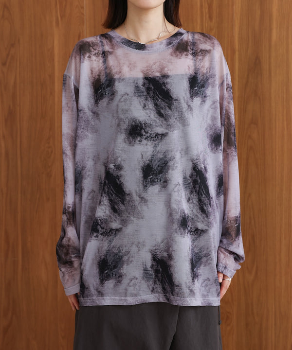 【WEB限定】ニュアンス柄シアーインナー