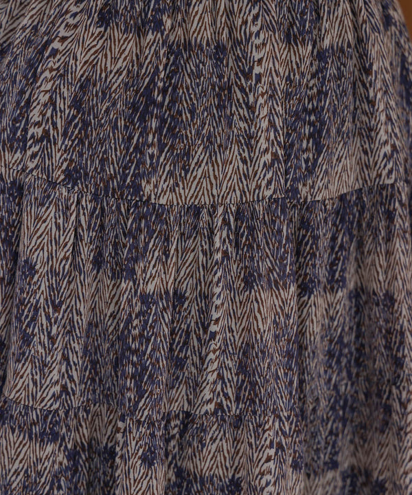 柄ティアードスカート