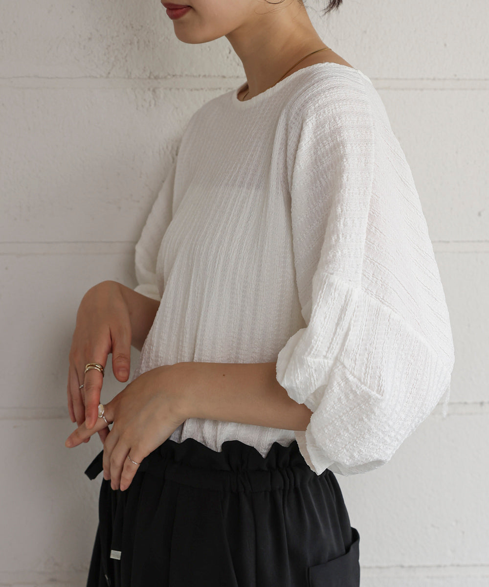シースルーニットソー