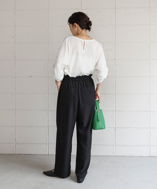 シースルーニットソー