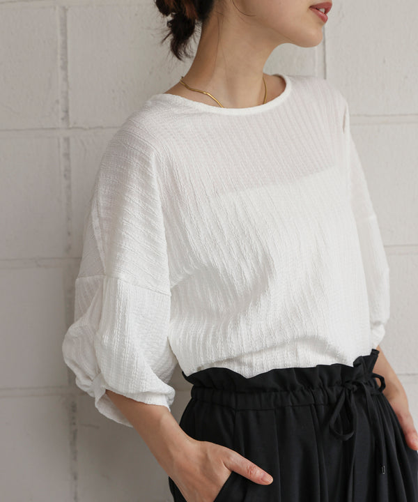 シースルーニットソー