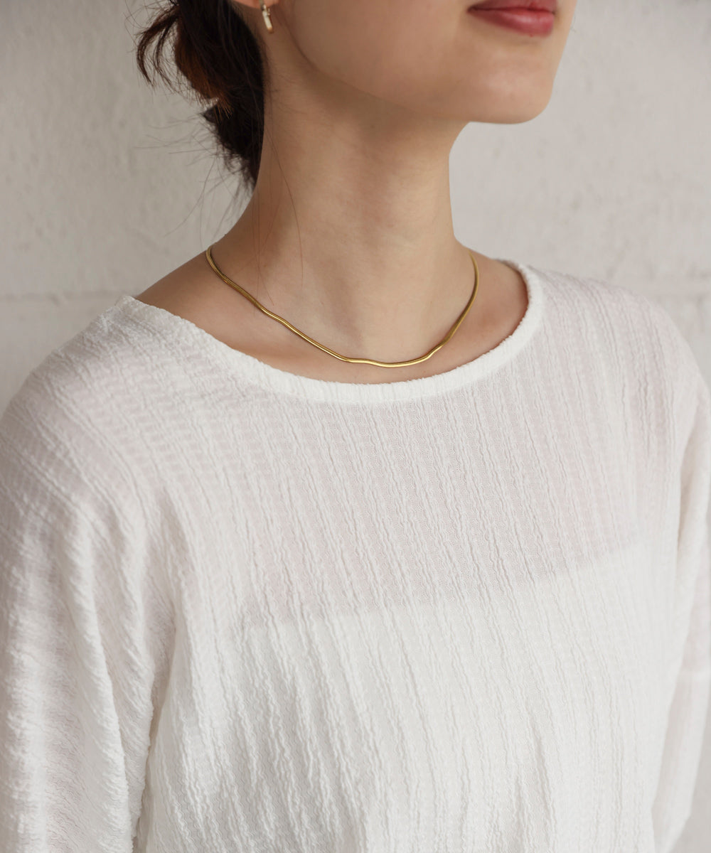 シースルーニットソー