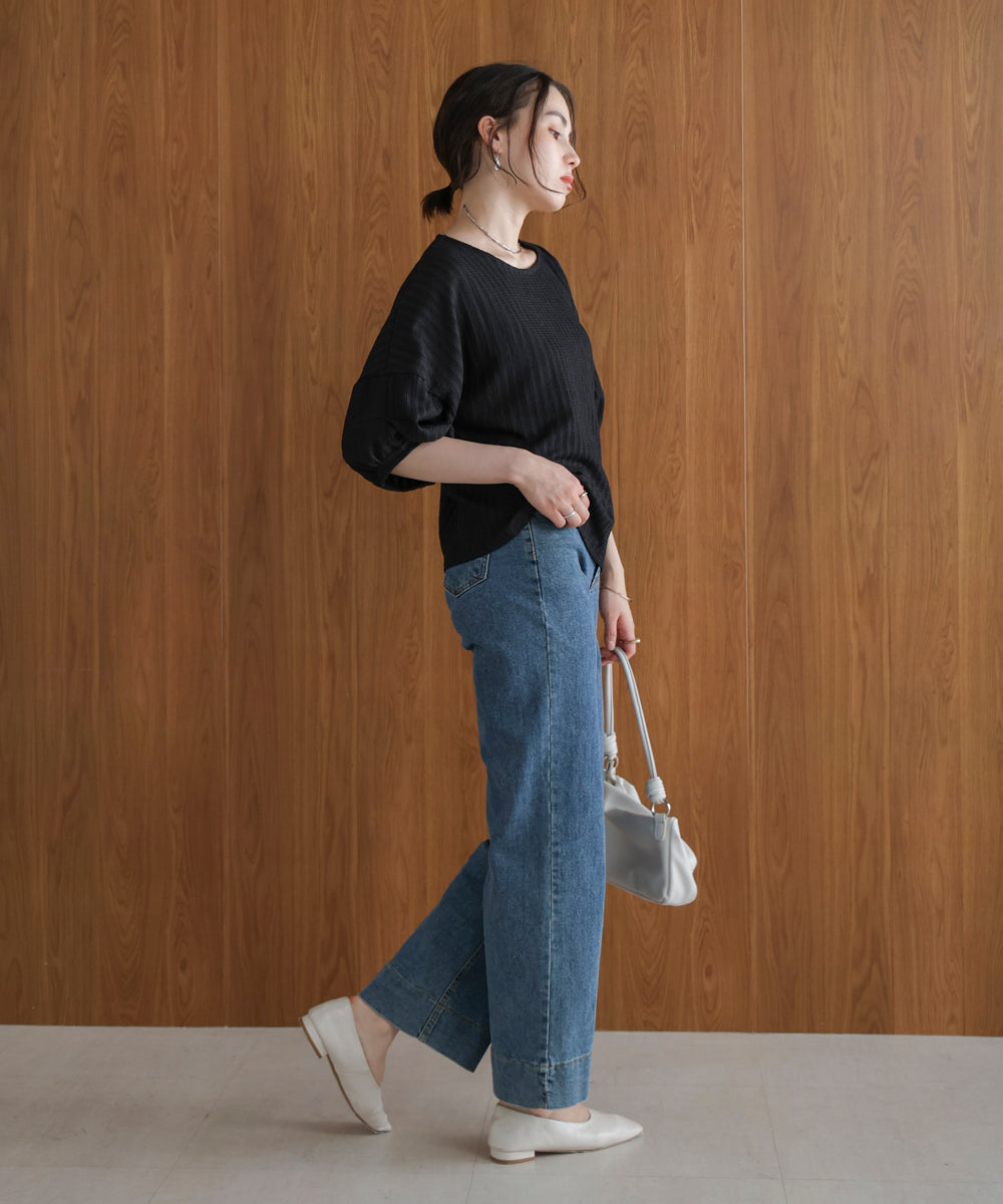 シースルーニットソー