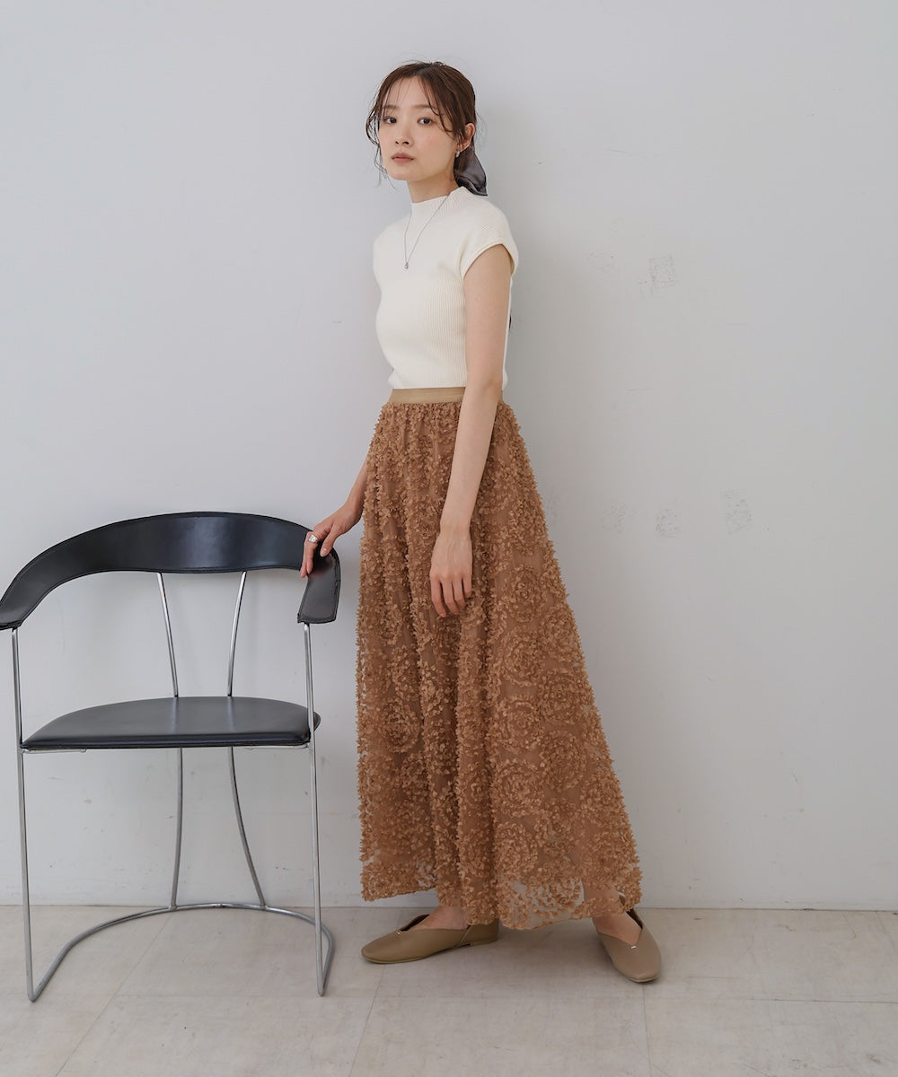 サークルレーススカート