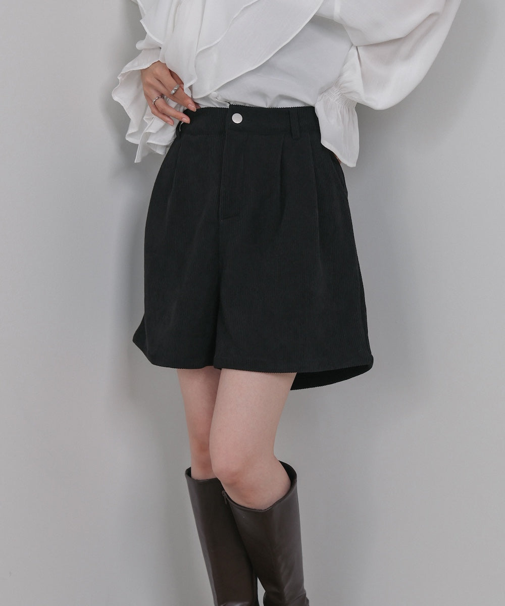 コーデュロイショートパンツ