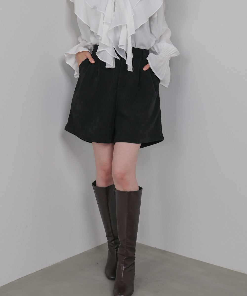 コーデュロイショートパンツ