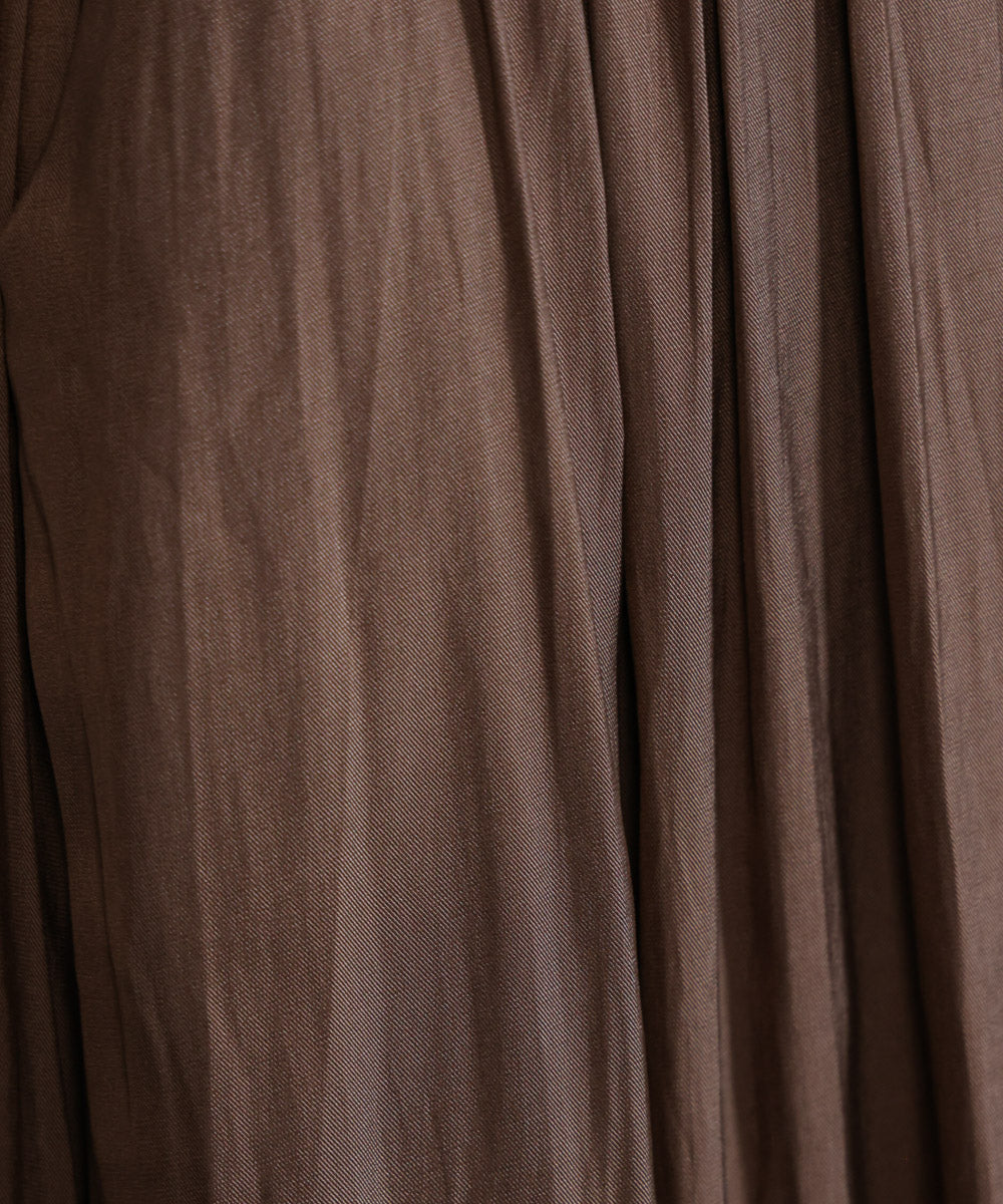 ギャザーウエストワイドパンツ