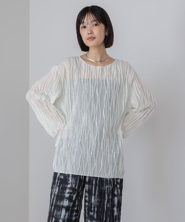 【WEB限定】ウェービープルオーバー