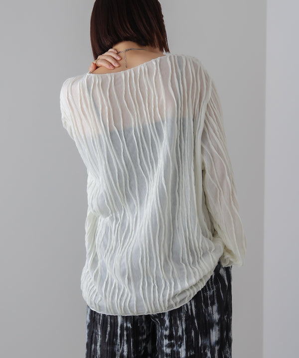 【WEB限定】ウェービープルオーバー