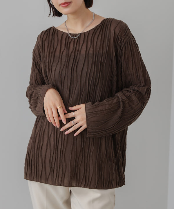 【WEB限定】ウェービープルオーバー