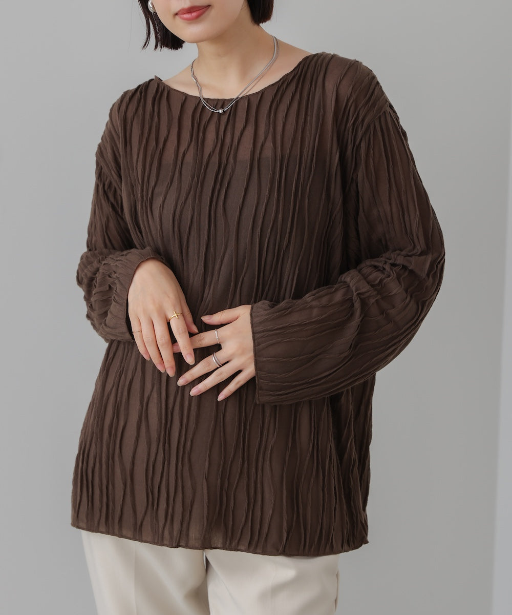 【WEB限定】ウェービープルオーバー