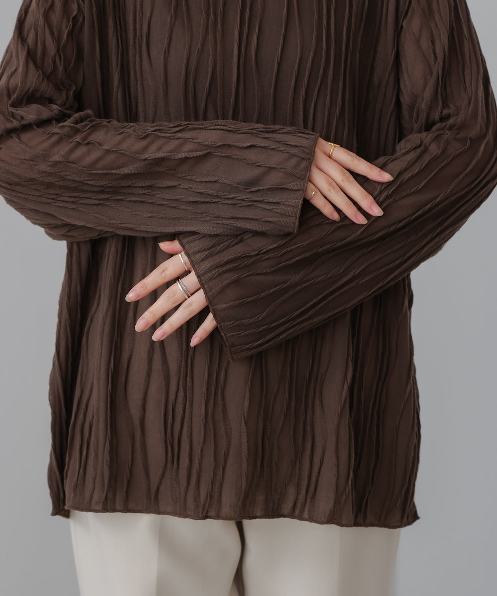 【WEB限定】ウェービープルオーバー