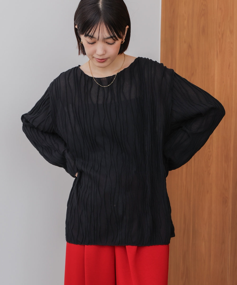 【WEB限定】ウェービープルオーバー