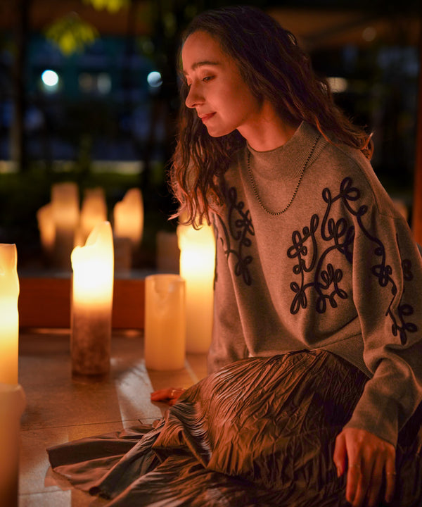 ワッシャーマットサテンスカート