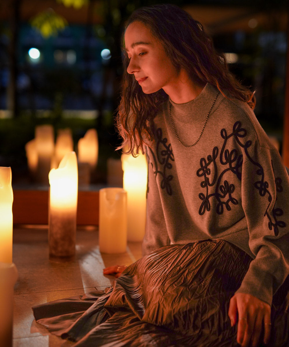 ワッシャーマットサテンスカート