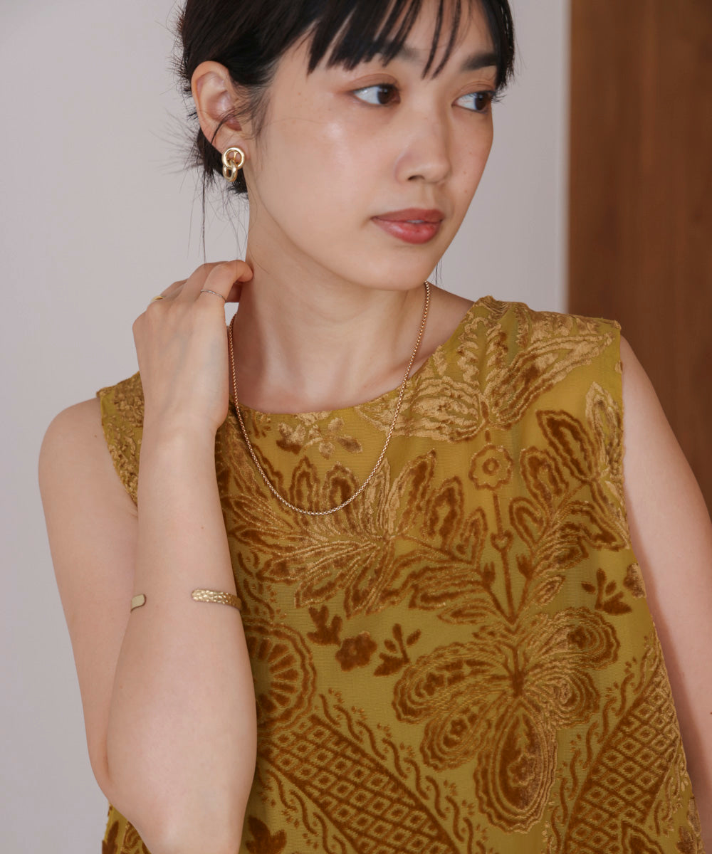 ボールチェーンニレンショートネックックレス