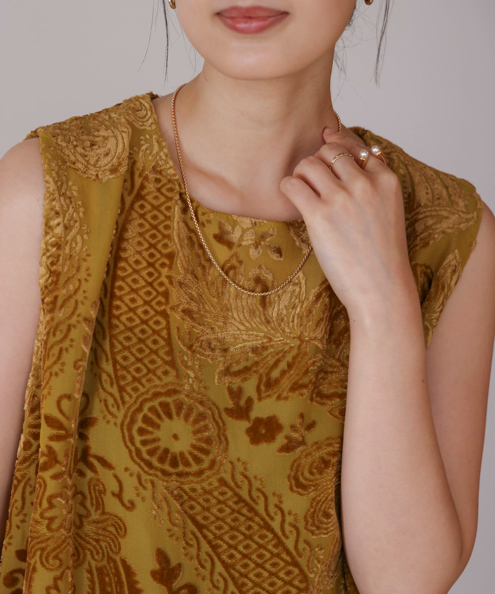 ボールチェーンニレンショートネックックレス