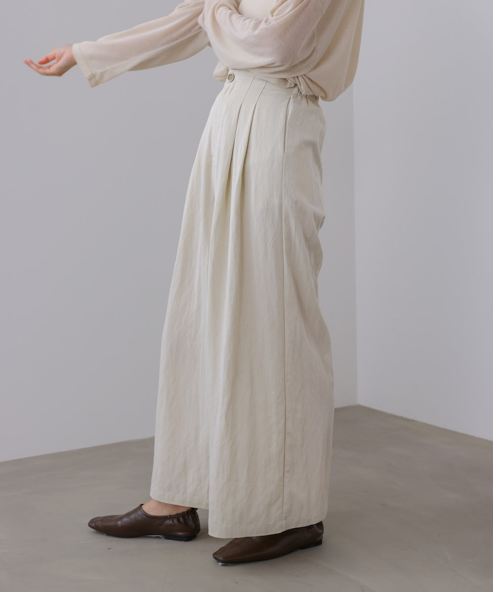 ソフトツイルワイドパンツ