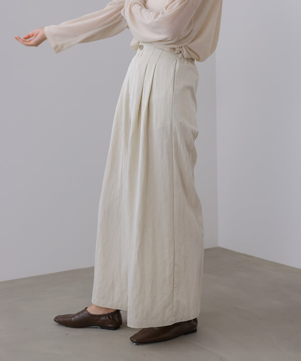 ソフトツイルワイドパンツ