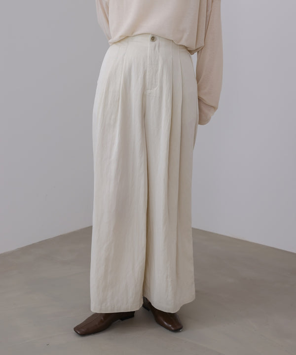 ソフトツイルワイドパンツ