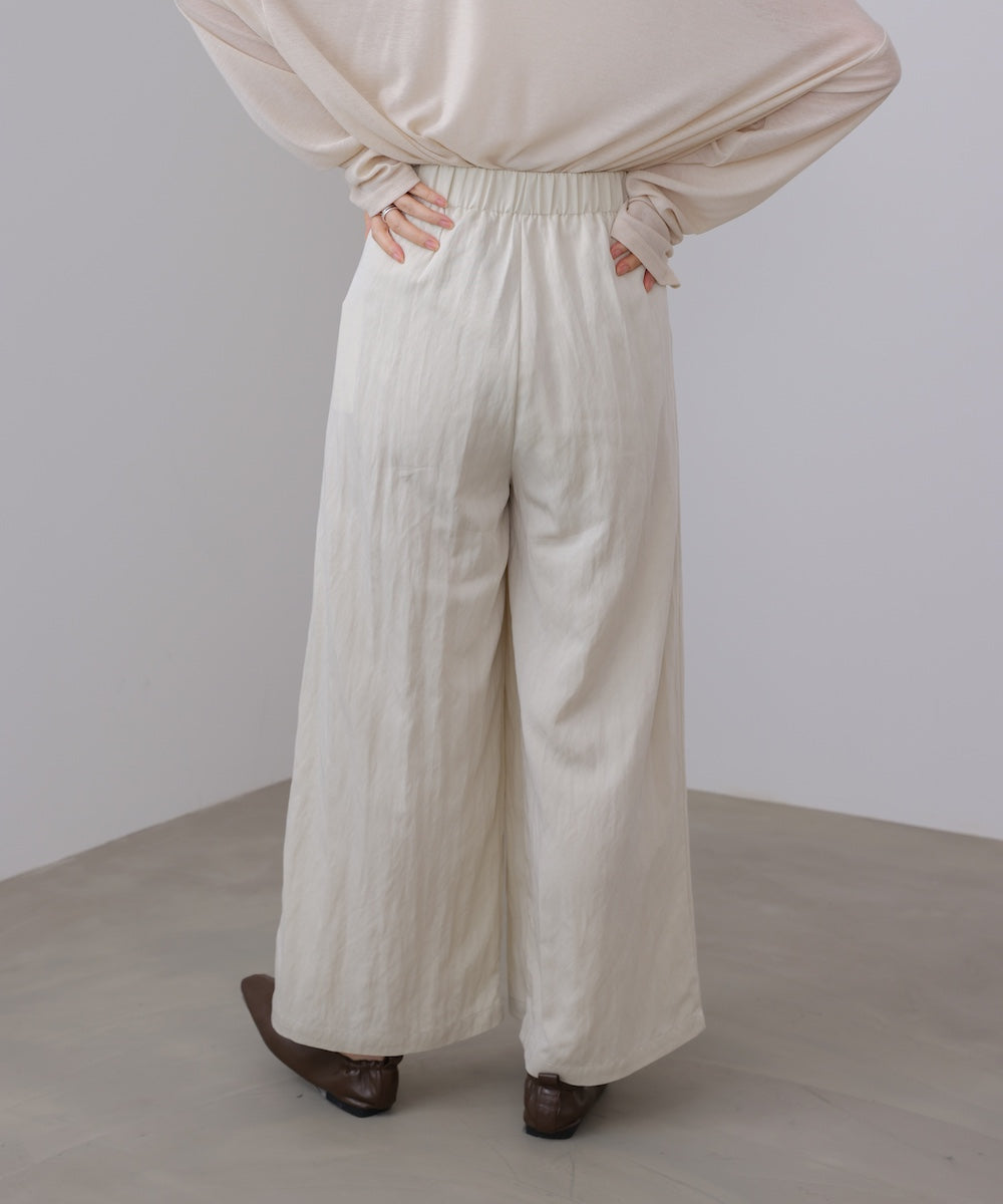 ソフトツイルワイドパンツ