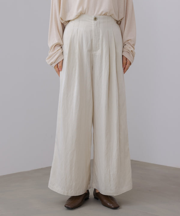 ソフトツイルワイドパンツ