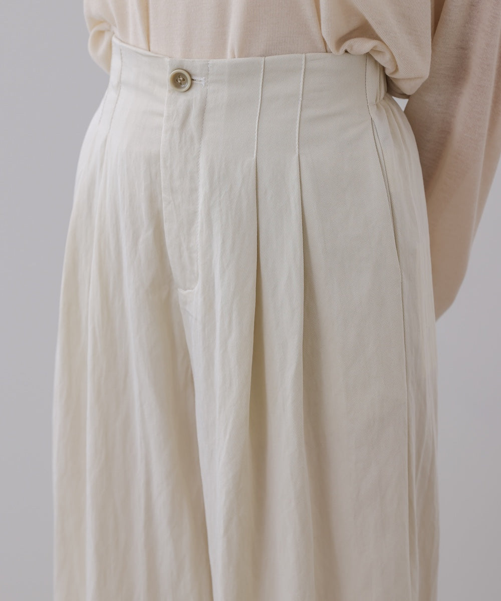 ソフトツイルワイドパンツ