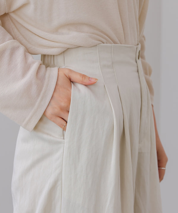 ソフトツイルワイドパンツ