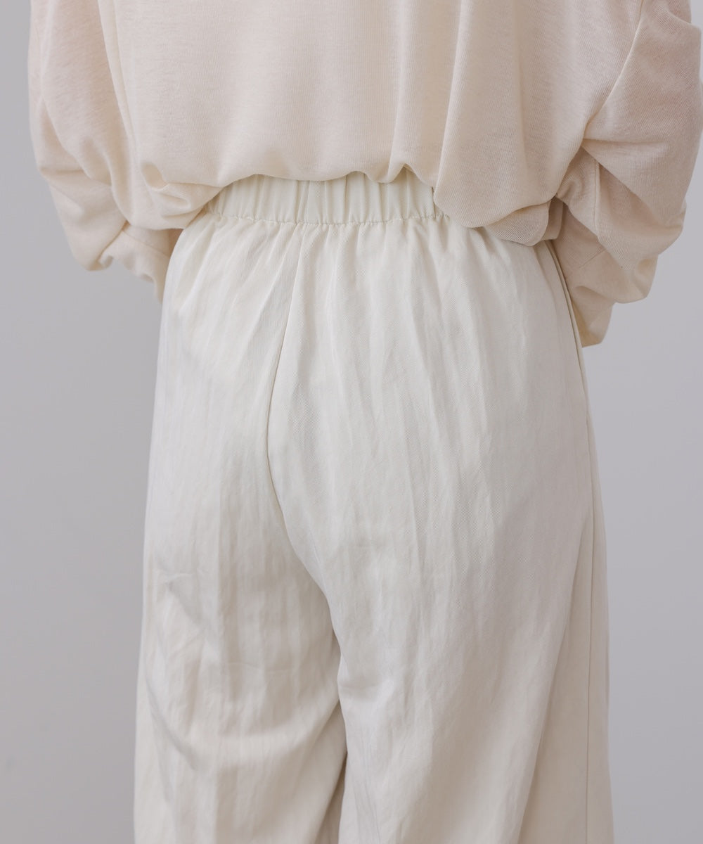 ソフトツイルワイドパンツ