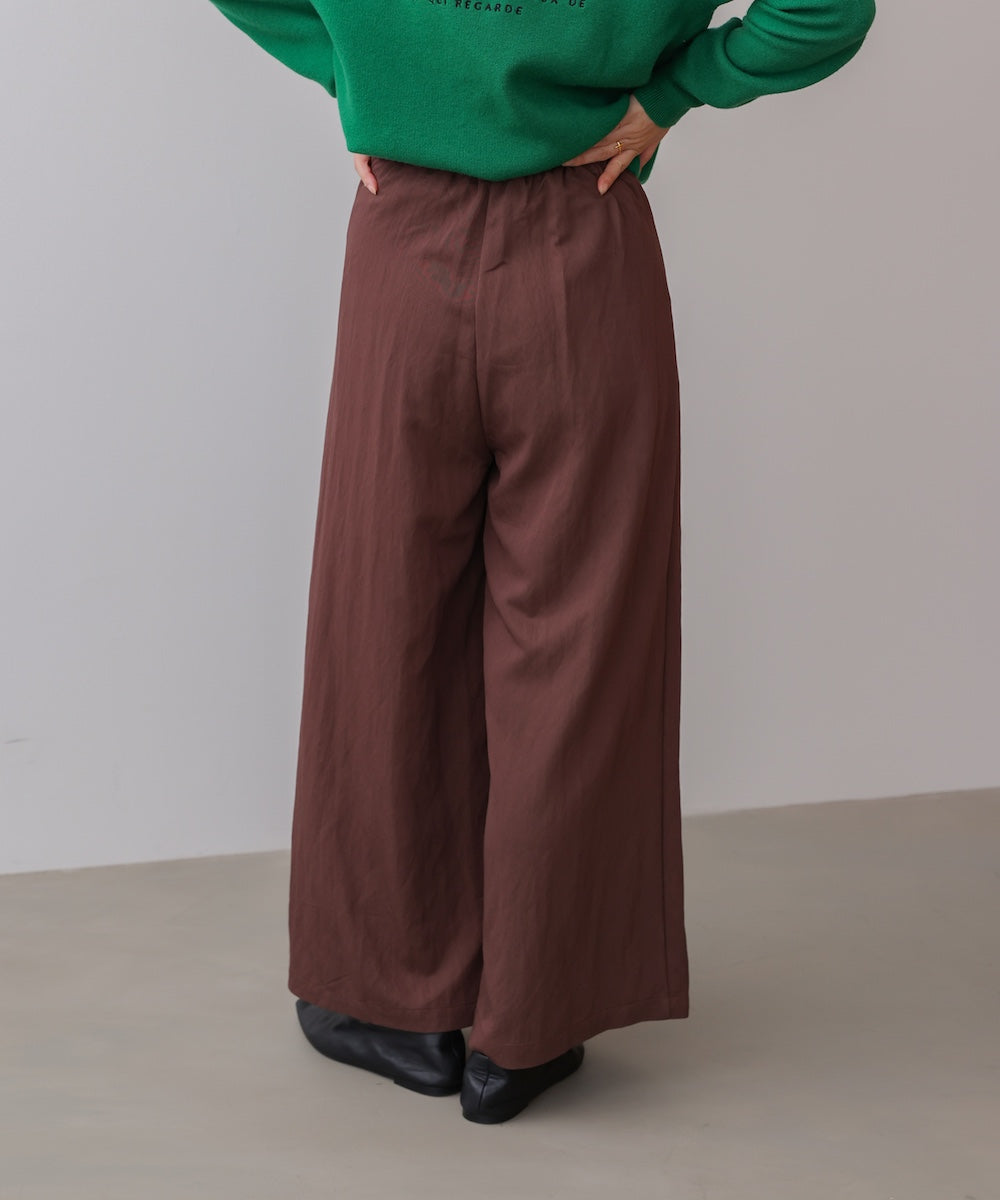 ソフトツイルワイドパンツ