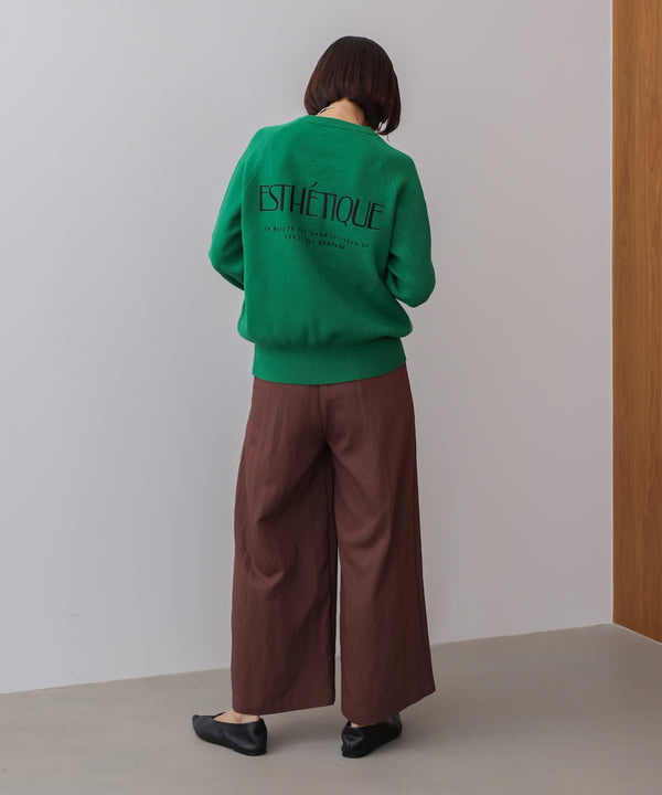 ソフトツイルワイドパンツ