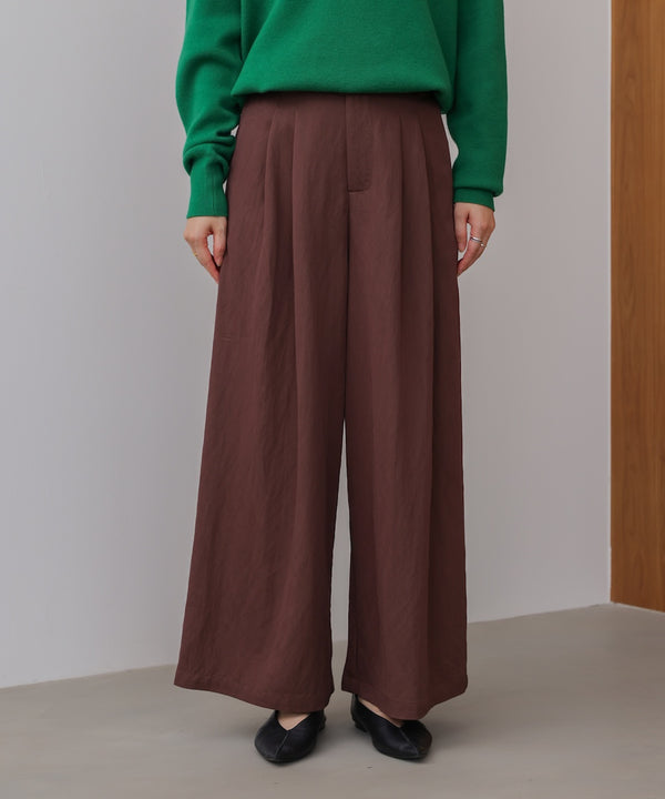 ソフトツイルワイドパンツ