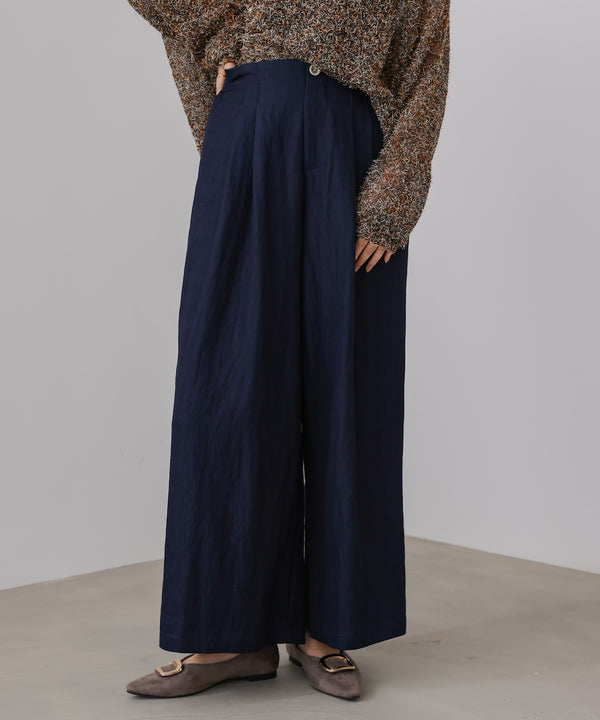 ソフトツイルワイドパンツ