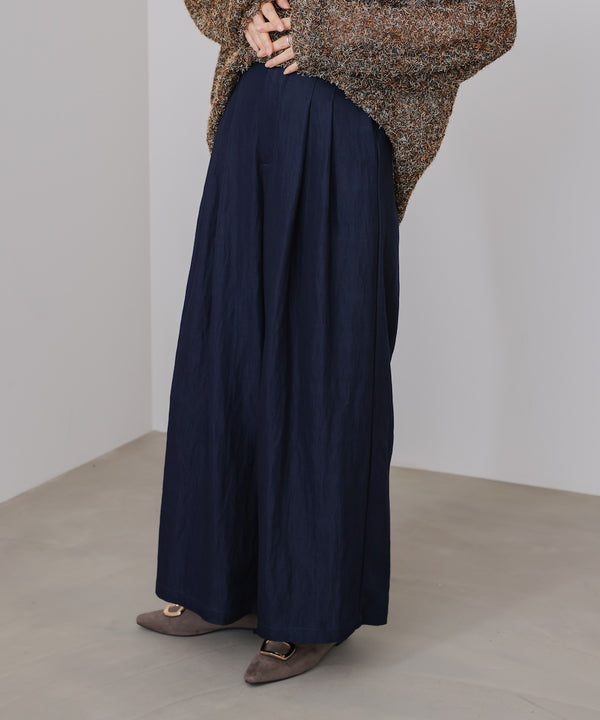 ソフトツイルワイドパンツ