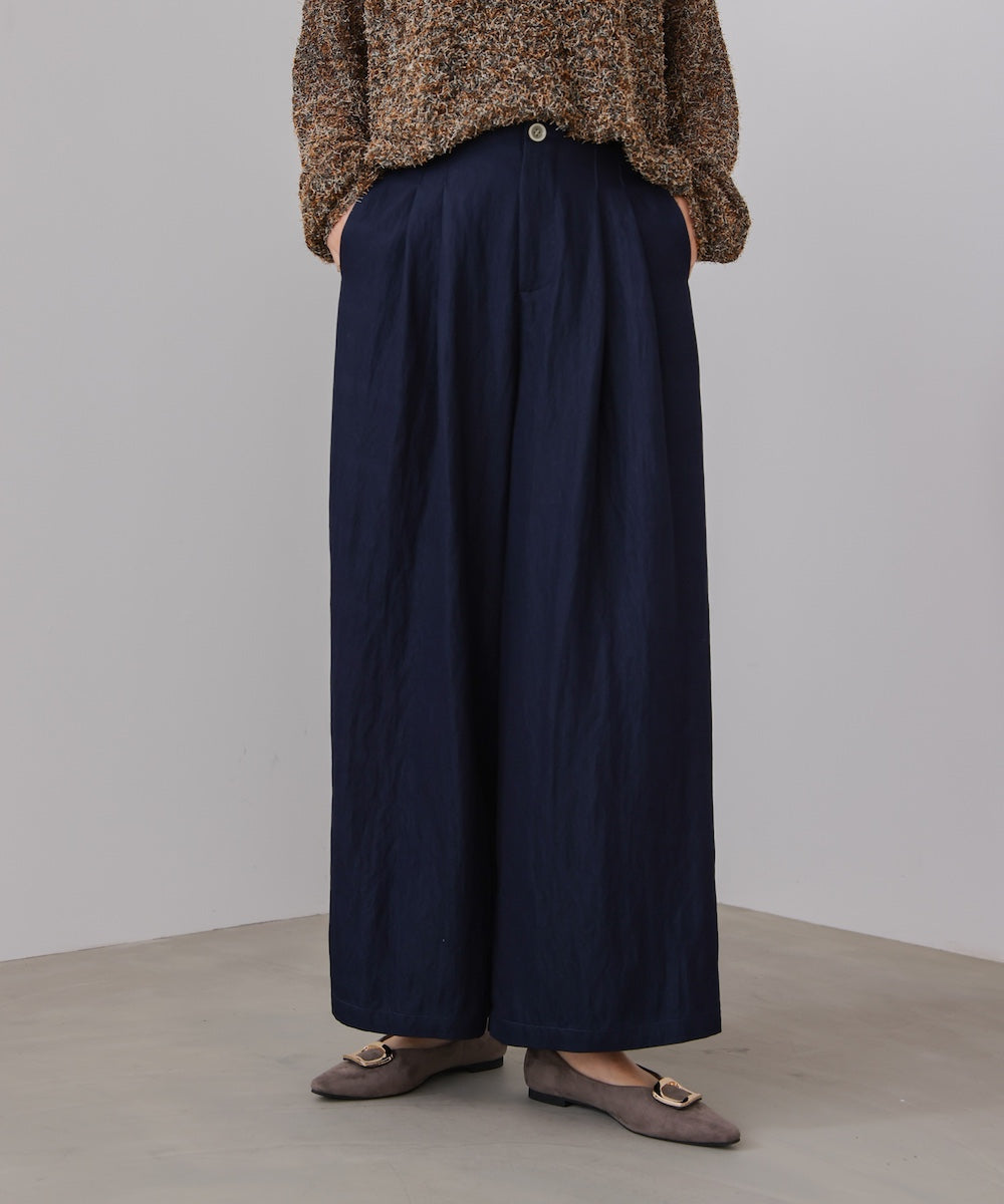 ソフトツイルワイドパンツ