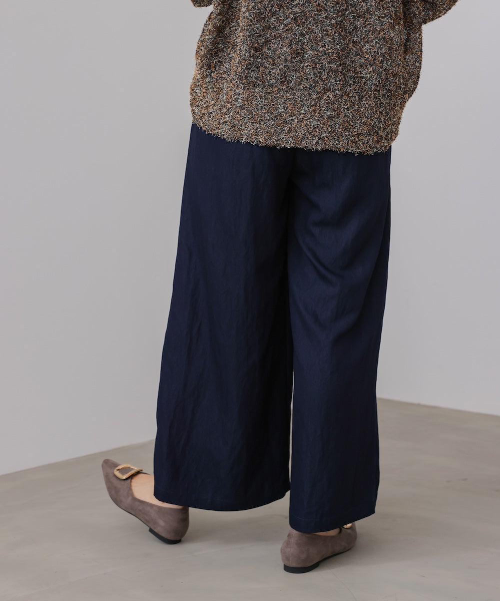ソフトツイルワイドパンツ