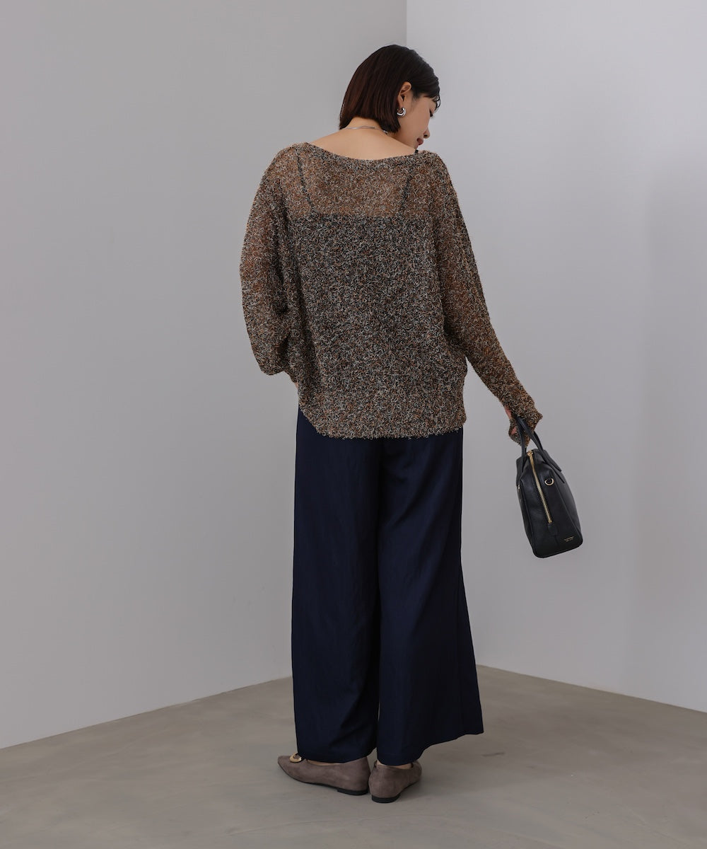 ソフトツイルワイドパンツ