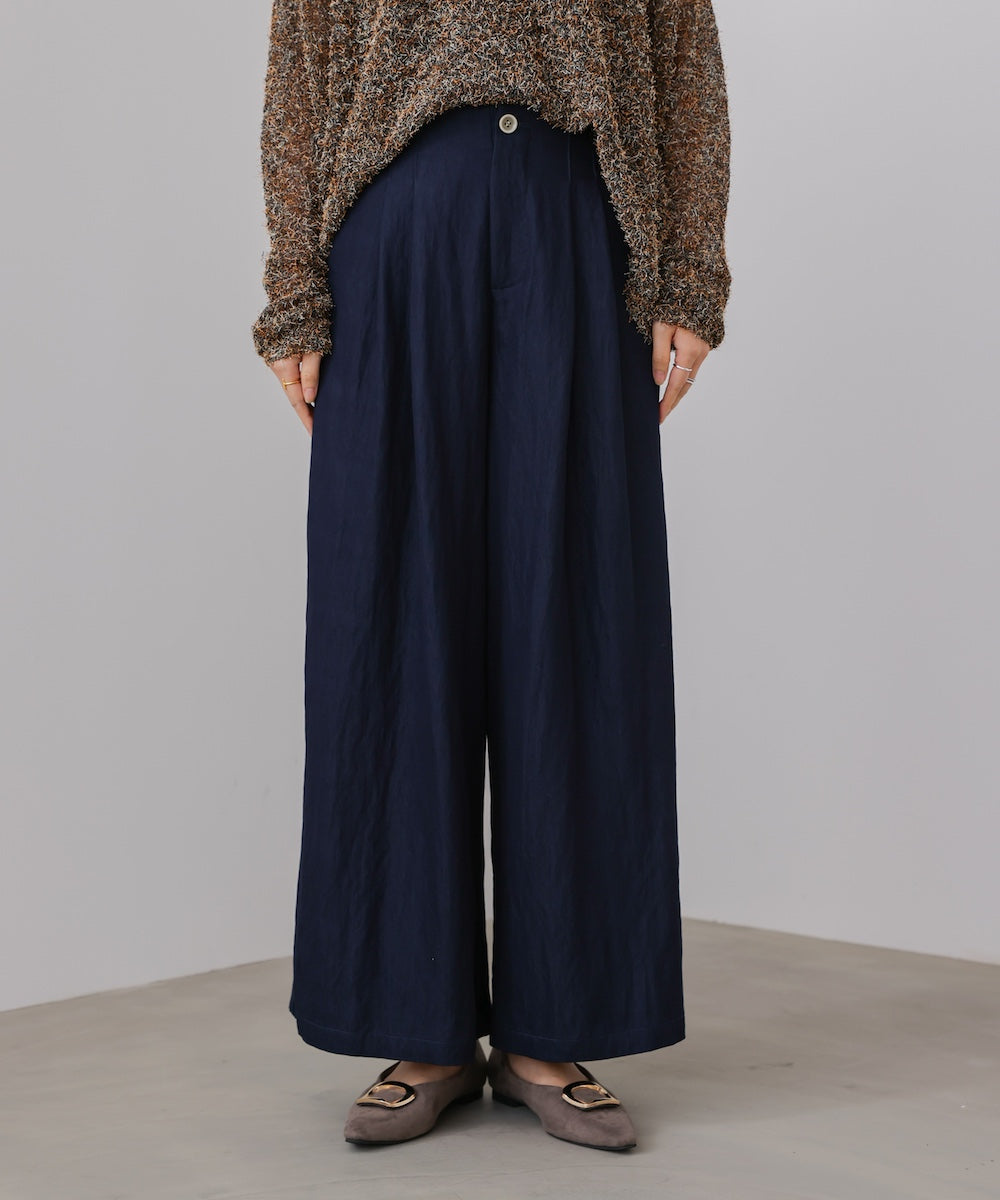 ソフトツイルワイドパンツ