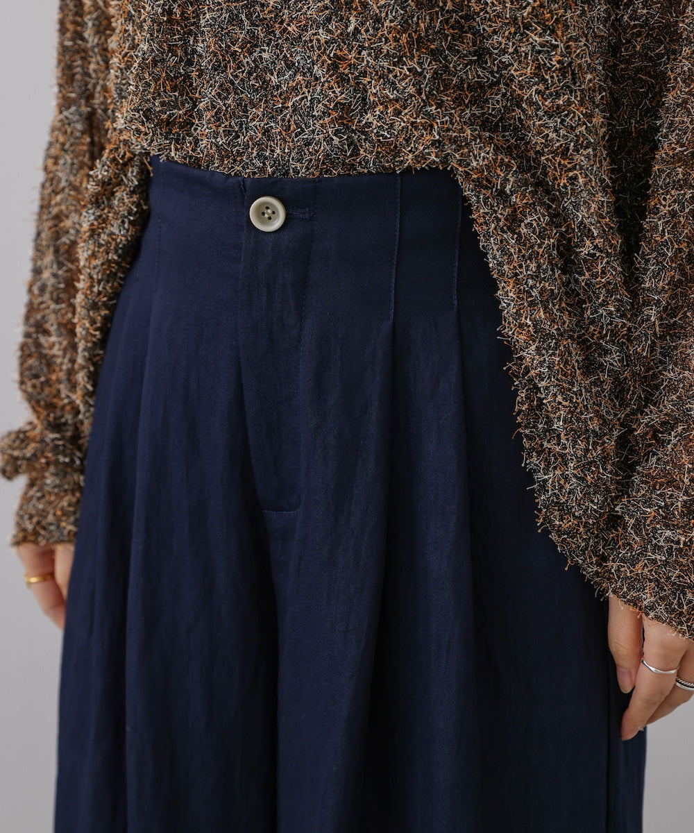 ソフトツイルワイドパンツ