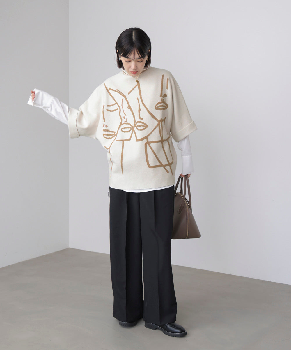 フェイスアートニット