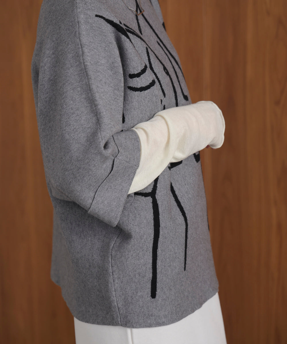 フェイスアートニット