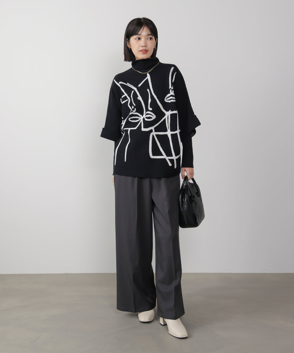 フェイスアートニット