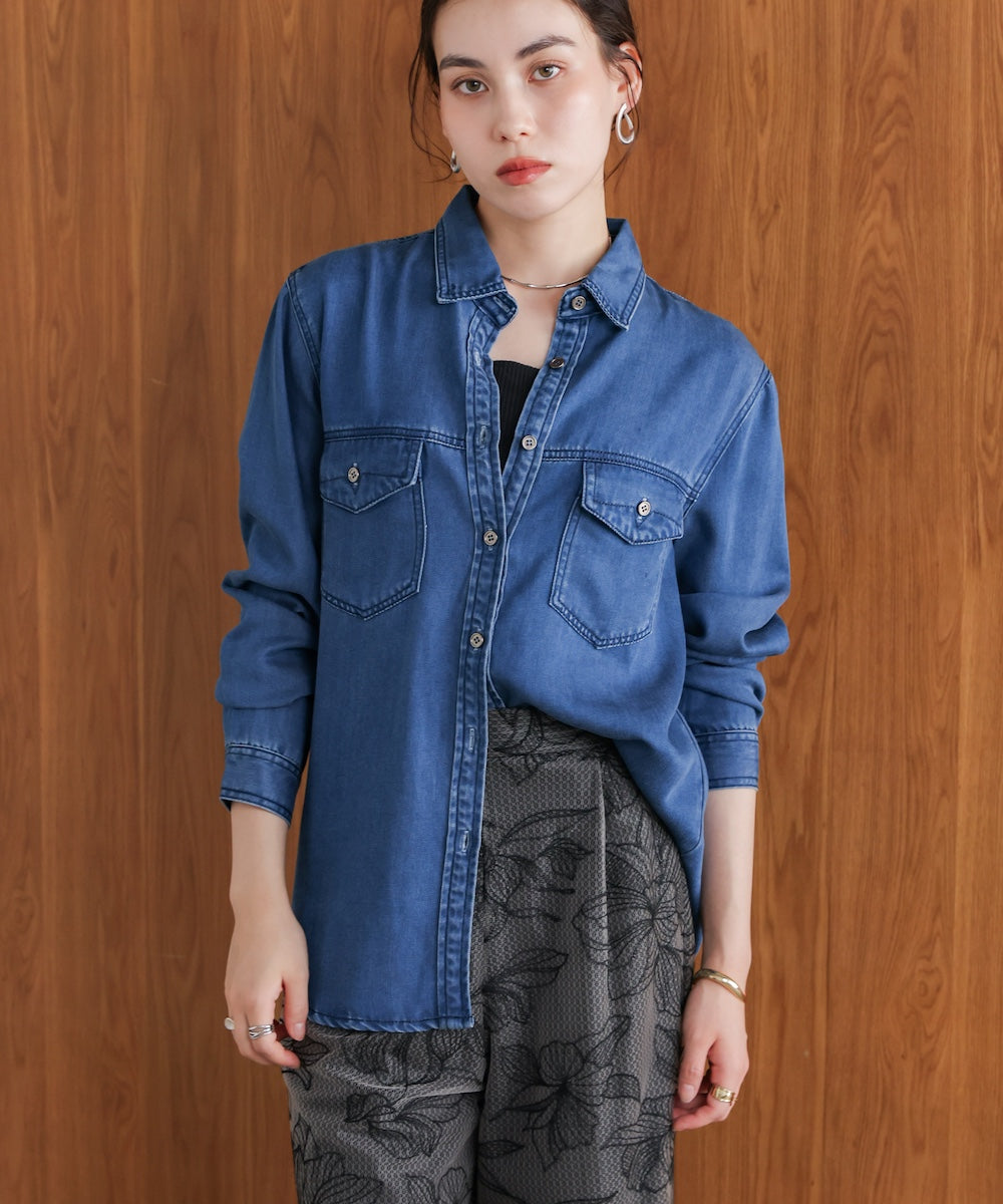 ベーシックデニムシャツ