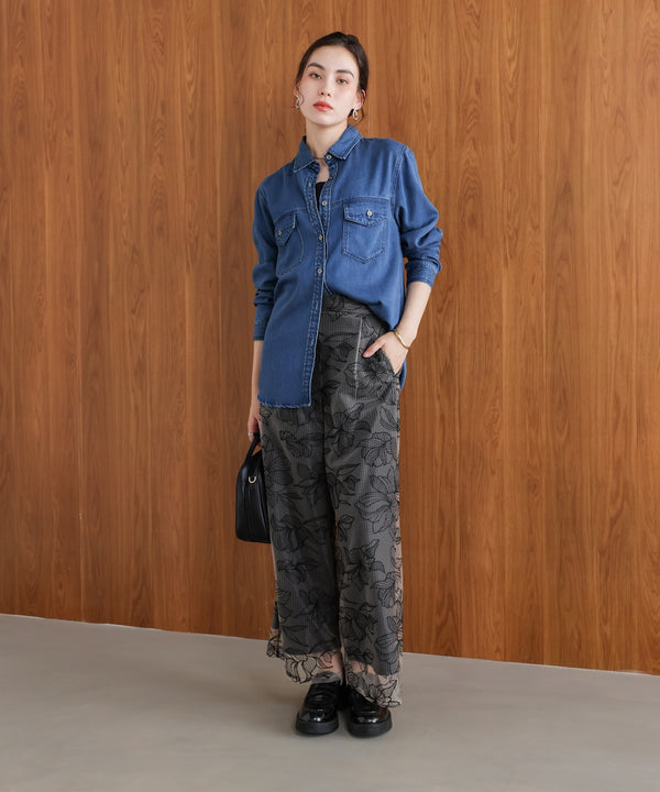 ベーシックデニムシャツ