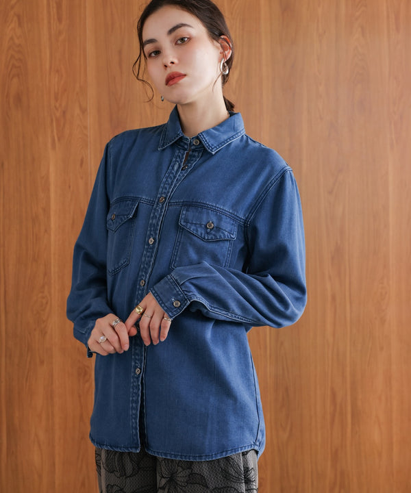 ベーシックデニムシャツ